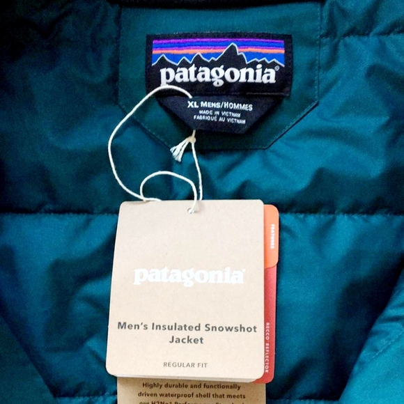 Patagonia Men's Insulated Snowshot Jacket Waterproof XLarge NEW - Picture 6 of 11